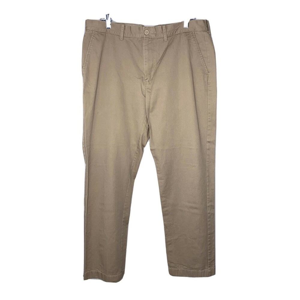 J Crew Pants Men Size 36x32 The Sutton Khaki Chino Casual Business *